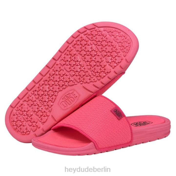 Chandler-Strick Hey Dude Frauen 8JFX250 Schuhe Fluo-Rosa