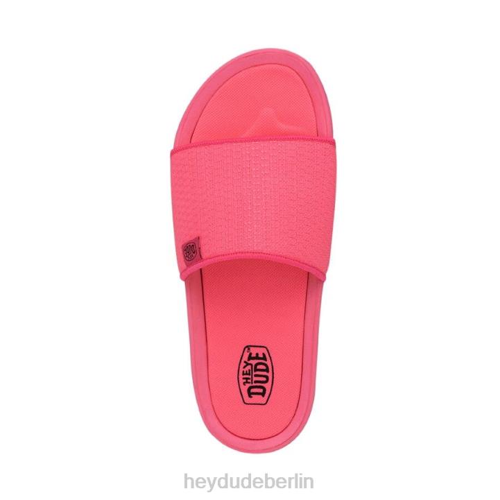 Chandler-Strick Hey Dude Frauen 8JFX250 Schuhe Fluo-Rosa