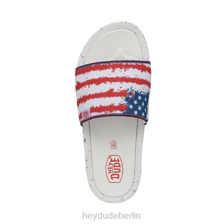 Chandler-Strick Hey Dude Frauen 8JFX251 Schuhe Flagge