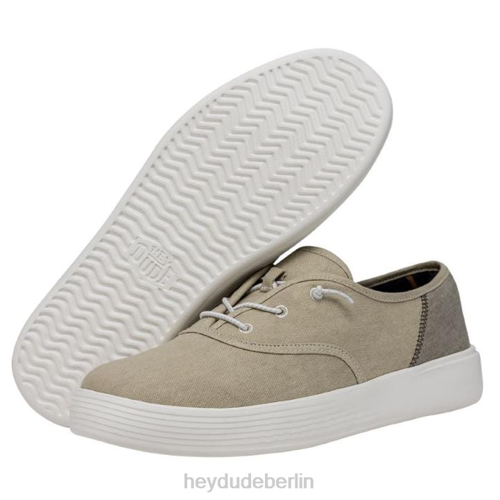 Conway-Handwerk Hey Dude Frauen 8JFX233 Schuhe Taupe