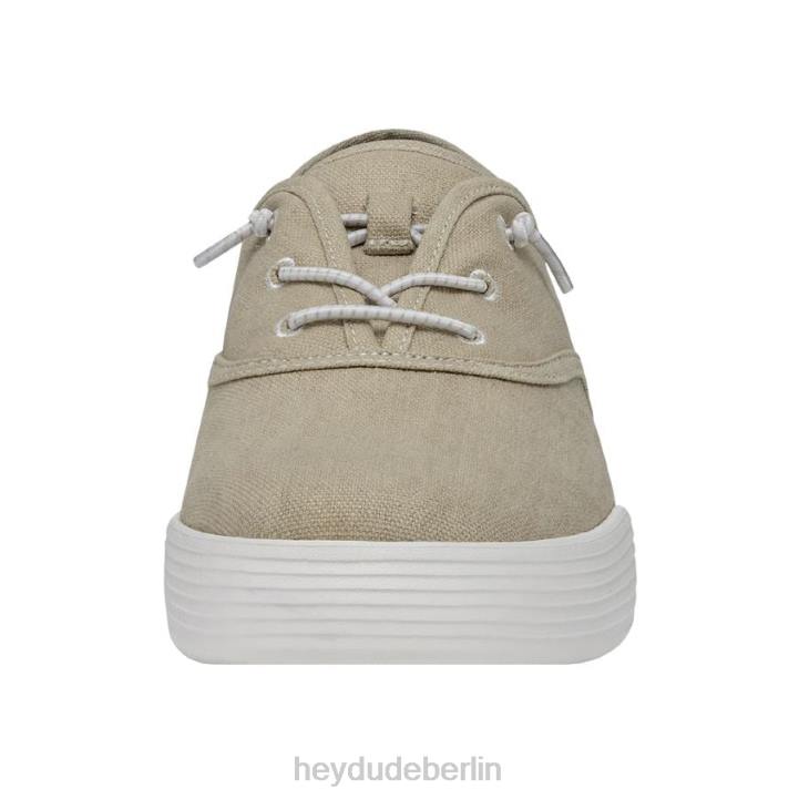 Conway-Handwerk Hey Dude Frauen 8JFX233 Schuhe Taupe