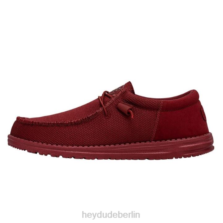 Wally Funk Mono Hey Dude Männer 8JFX384 Schuhe Rot