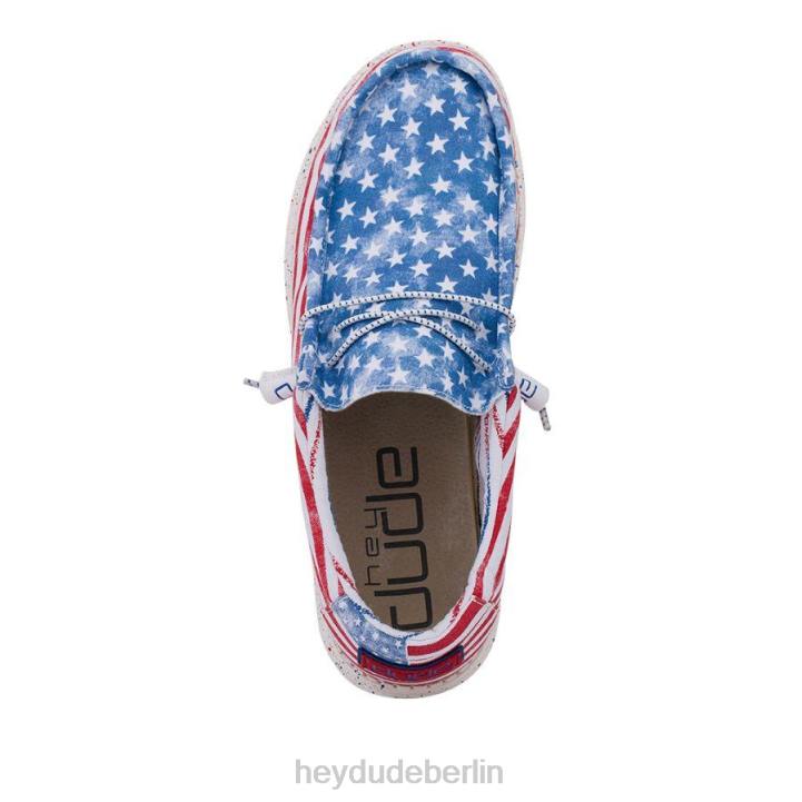 Wally Hey Dude Männer 8JFX396 Schuhe Sternenbanner