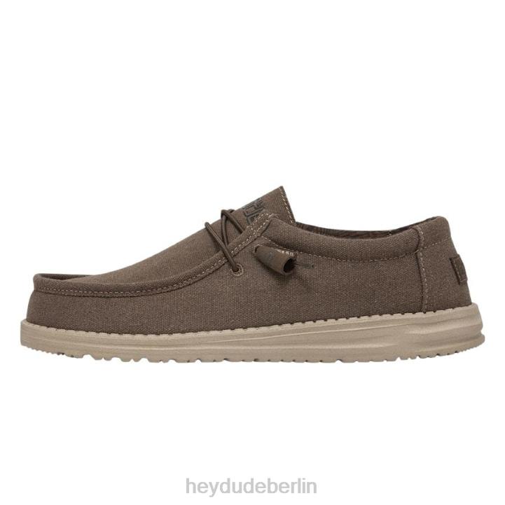 Wally Hey Dude Männer 8JFX399 Schuhe Schokolade