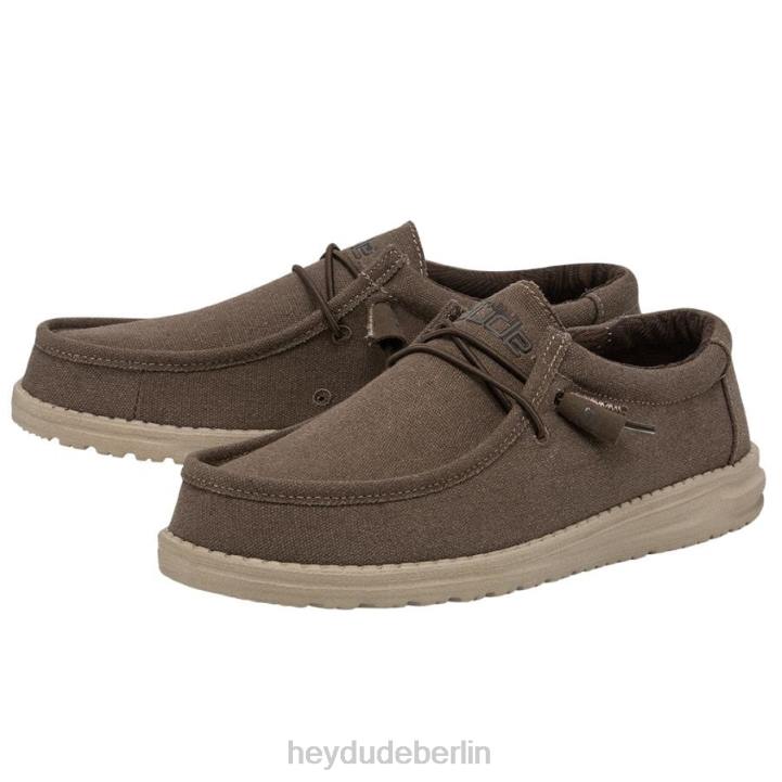 Wally Hey Dude Männer 8JFX399 Schuhe Schokolade