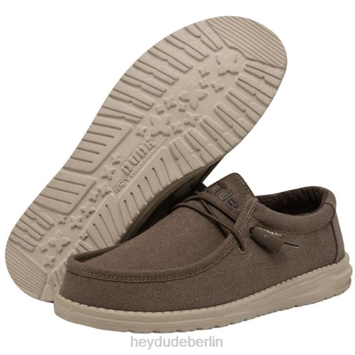 Wally Hey Dude Männer 8JFX399 Schuhe Schokolade