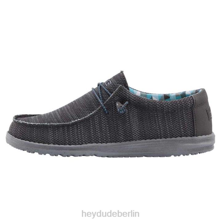 Wally Sox Hey Dude Männer 8JFX338 Schuhe Holzkohle