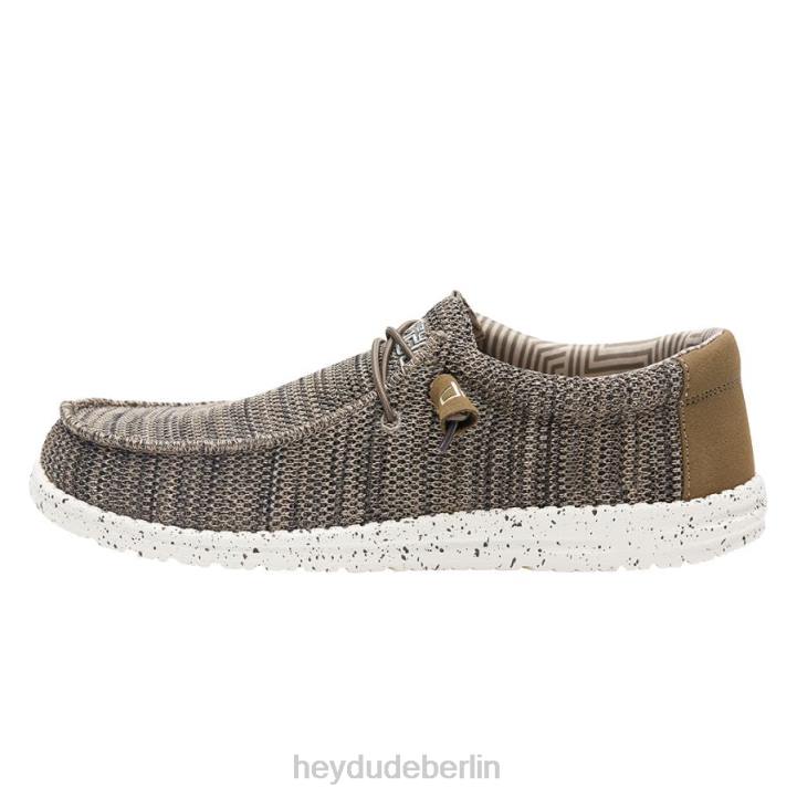 Wally Sox Hey Dude Männer 8JFX339 Schuhe braun