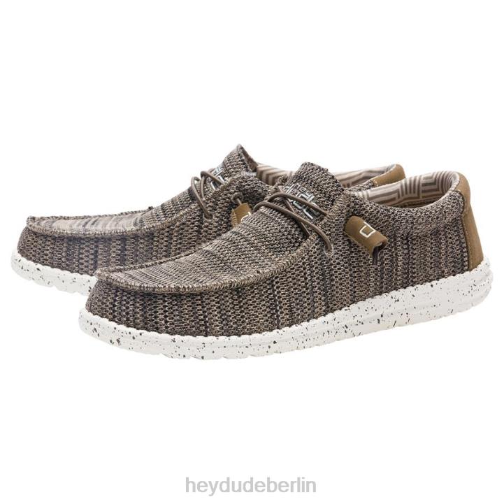 Wally Sox Hey Dude Männer 8JFX339 Schuhe braun