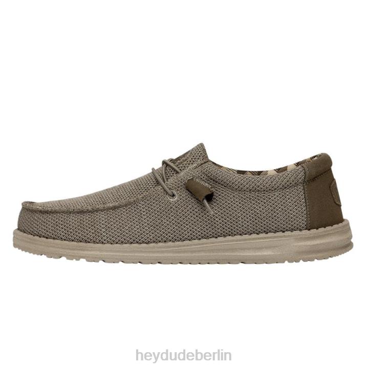 Wally Sox breit Hey Dude Männer 8JFX296 Schuhe Beige