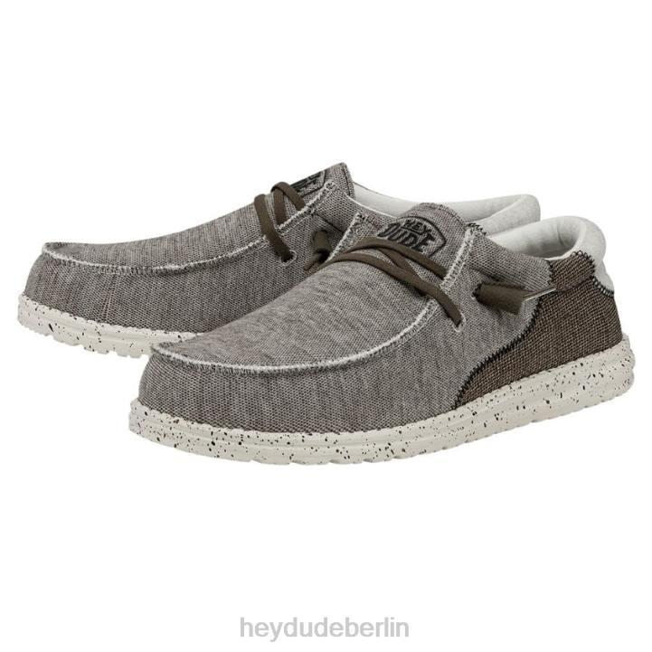 Wally-Stich Hey Dude Männer 8JFX446 Schuhe Teak