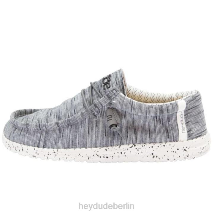 Wally Stretch-Fleece Hey Dude Männer 8JFX462 Schuhe Steinweiß