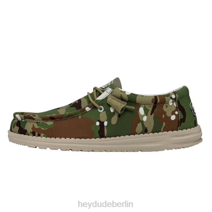 Wally-Tarnung Hey Dude Männer 8JFX431 Schuhe Multi-Camouflage