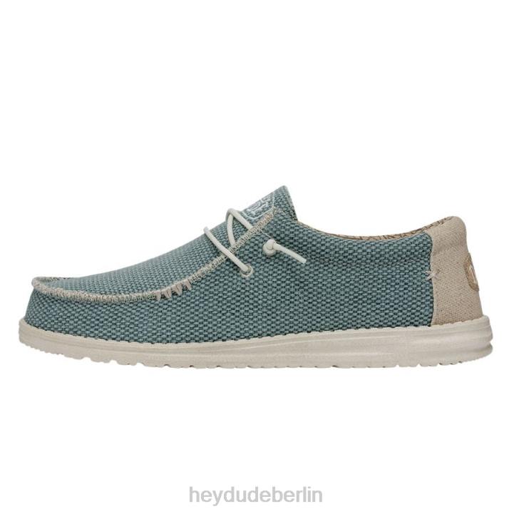 Wally geflochten Hey Dude Männer 8JFX375 Schuhe Aqua