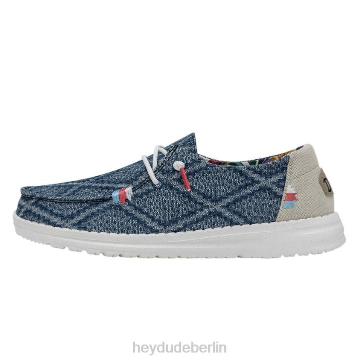 Wendy Boho Hey Dude Männer 8JFX61 Schuhe echtes Blau