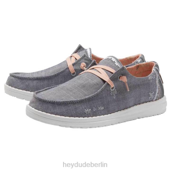 Wendy Boho Hey Dude Männer 8JFX68 Schuhe grau