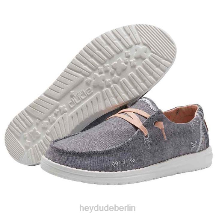 Wendy Boho Hey Dude Männer 8JFX68 Schuhe grau