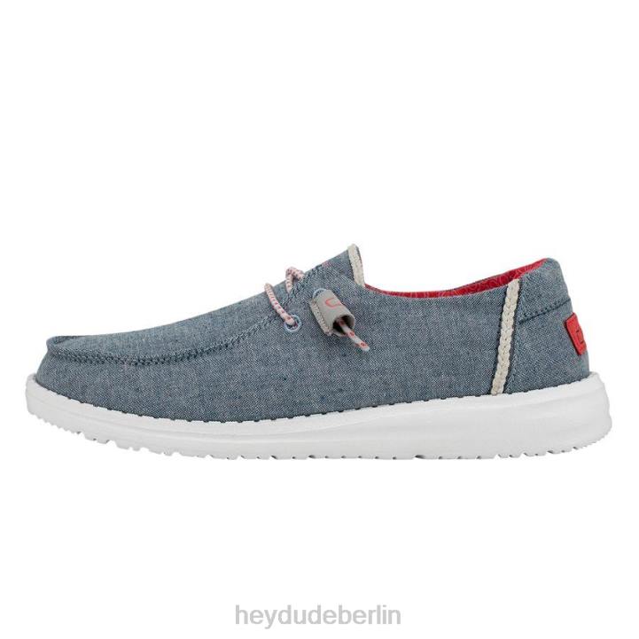 Wendy Chambray Hey Dude Männer 8JFX212 Schuhe Zopf Indigo