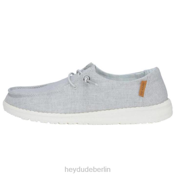 Wendy Chambray Hey Dude Männer 8JFX99 Schuhe hellgrau