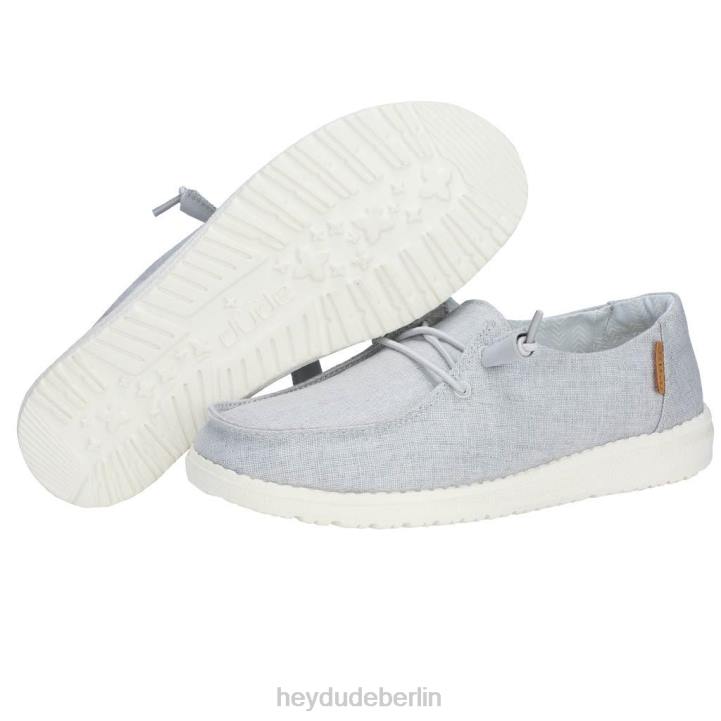 Wendy Chambray Hey Dude Männer 8JFX99 Schuhe hellgrau