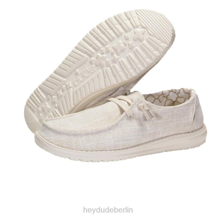 Wendy Hey Dude Männer 8JFX77 Schuhe funkelndes Gold