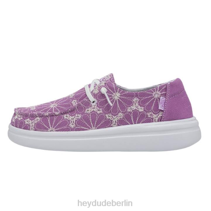 Wendy Rise Öse Hey Dude Männer 8JFX150 Schuhe violett