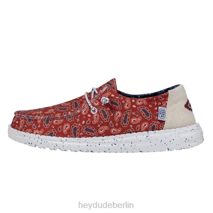 Wendy patriotisch Hey Dude Männer 8JFX16 Schuhe Bandana Americana